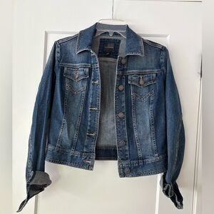 The Limited Cropped Denim Jacket